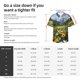thumbnail image 5 of Balery Mountain Daisy Meadow Camisas hawaianas de manga corta para hombre, camisas playeras de corte holgado, camisas de vacaciones con botones,XX-Large, 5 of 7