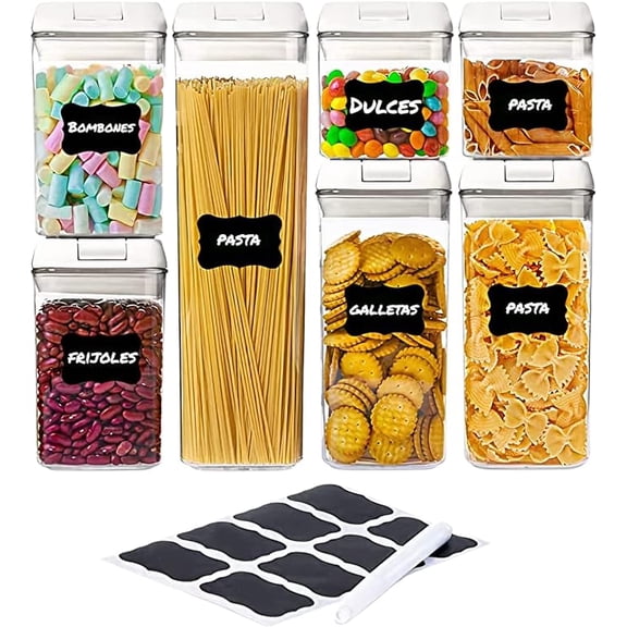 Juego de 7 Recipientes Hermeticos Bluelander Bluelander AIDPAN-2068