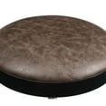 thumbnail image 2 of ACME Ouray Adjustable Stool in Vintage Mocha and Black (Set of 2), 2 of 6