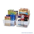 thumbnail image 6 of (2 pack) Mainstays Large Clear Plastic Storage Bin for the Kitchen, Multi-Purpose Kitchen Storage and Organization Solution, 6 of 7