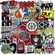 thumbnail image 1 of Set of 100 Rock Band Punk Stickers, Heavy Metal Punk Music Band, Waterproof Vinyl Stickers, 1 of 5