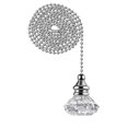 thumbnail image 2 of 2 Pcs Crystal Pull Chains Ceiling Fan Chain Extension Fan Pull Chain Pendant 50cm Ceiling Fan Chain n, 2 of 5
