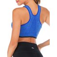 thumbnail image 5 of Women's Zipper Front Bras Yoga Sports Bras Training Stretch Tank Top High Impact Padded Bra Front With Zipper Closure, 5 of 5