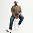 thumbnail image 4 of Big & Tall Sonoma Goods For Life® Jersey Quarter Zip Sweater Color: Light Gray Heather Size: 4XB, 4 of 4