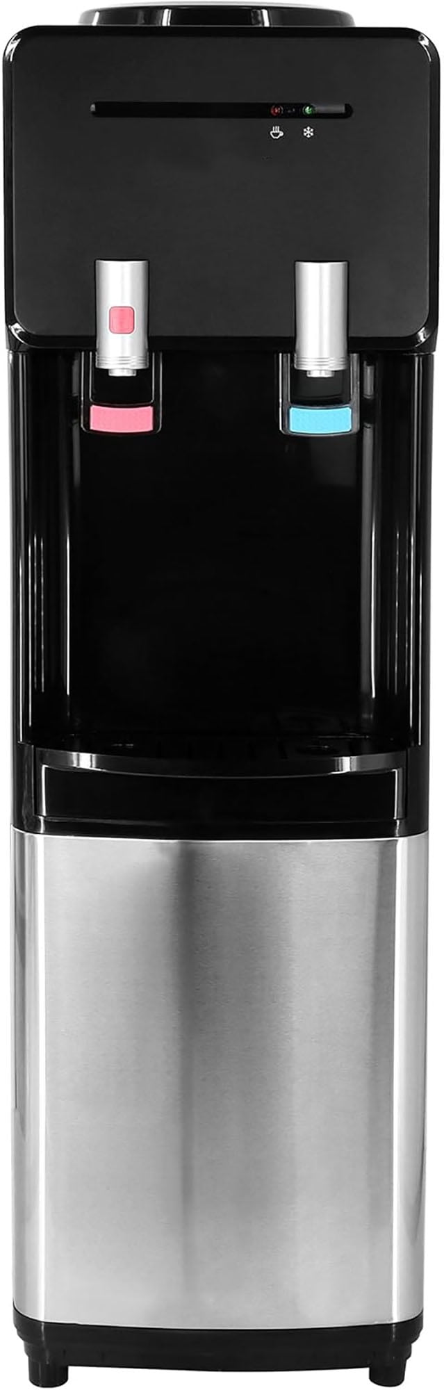 5 Gallon Bottom Load Water Dispenser with Hot, Cold & Room Temperature Settings, UV Self-Cleaning System, Child Safety Lock, Stainless Steel Water Cooler for Home and Office