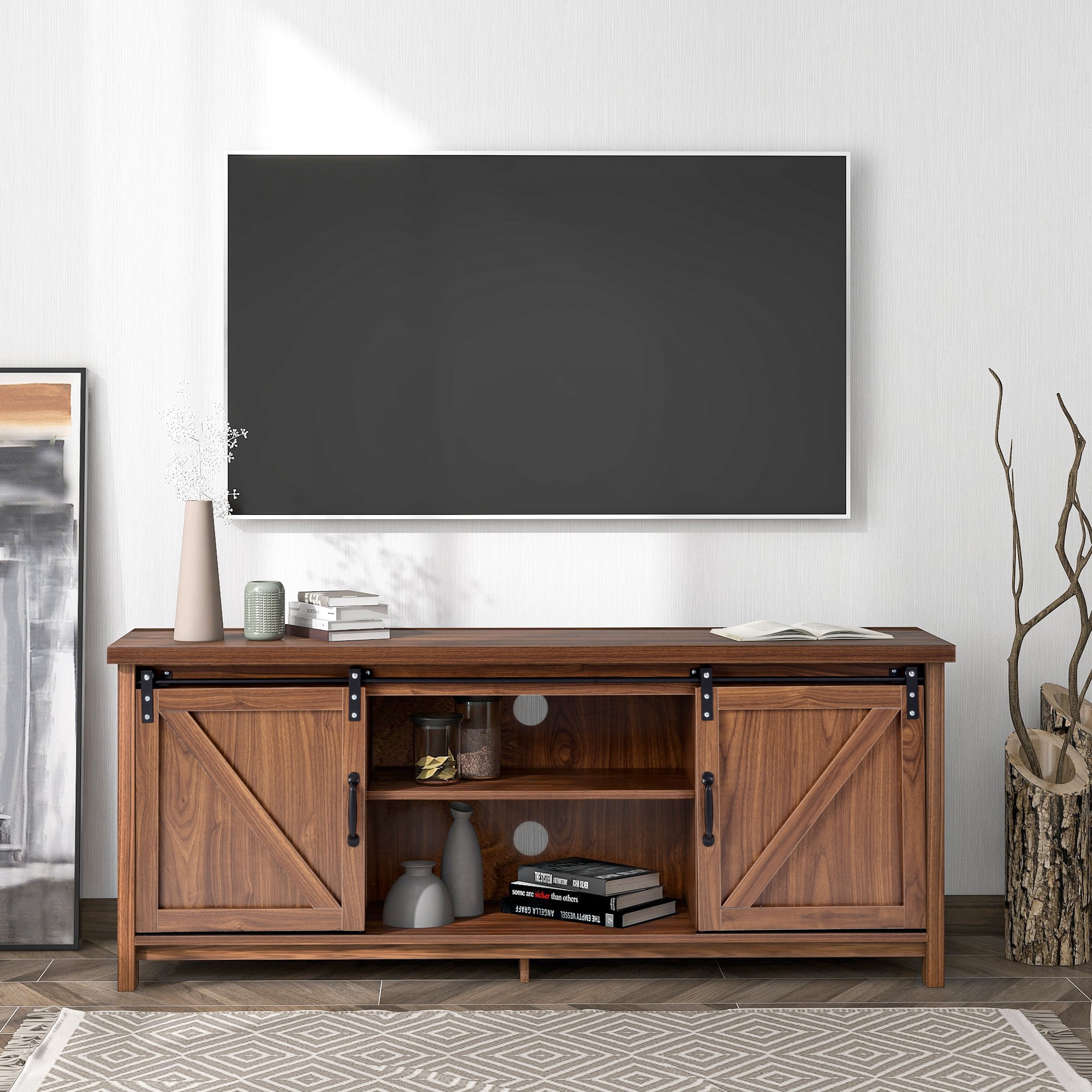 Details about   Universal TV Stand Table Storage Shelf Home Entertainment Center Media Console 