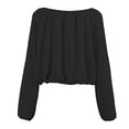 thumbnail image 2 of Blusa George para Mujer, Manga Larga Negro Talla CH, 2 of 4