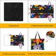 thumbnail image 3 of Vibrant Colorful Floral Seamless Pattern Waterproof Picnic Blanket with Foldable Zipper, Suitable for Outdoor Use, Suitable for Travel, Camping, Beaches, Parks, Grasslands, Picnic Blanket Accessories, 3 of 7