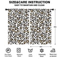 thumbnail image 2 of Blackout Kids Curtains,Black and Yellow Of Leopard Print Childrens Insulated Curtains Set Of 2,Bedroom Essentials,Toddler Room Decor 52"x84", 2 of 5