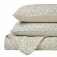 thumbnail image 2 of Superior Vineyard Cotton Blend Matelasse Coverlet, Queen, Beige, 2 of 9