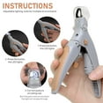 thumbnail image 2 of Pet Dog Cat Nail Claw Clippers Trimmer Scissors Cutters With Led, 2 of 5