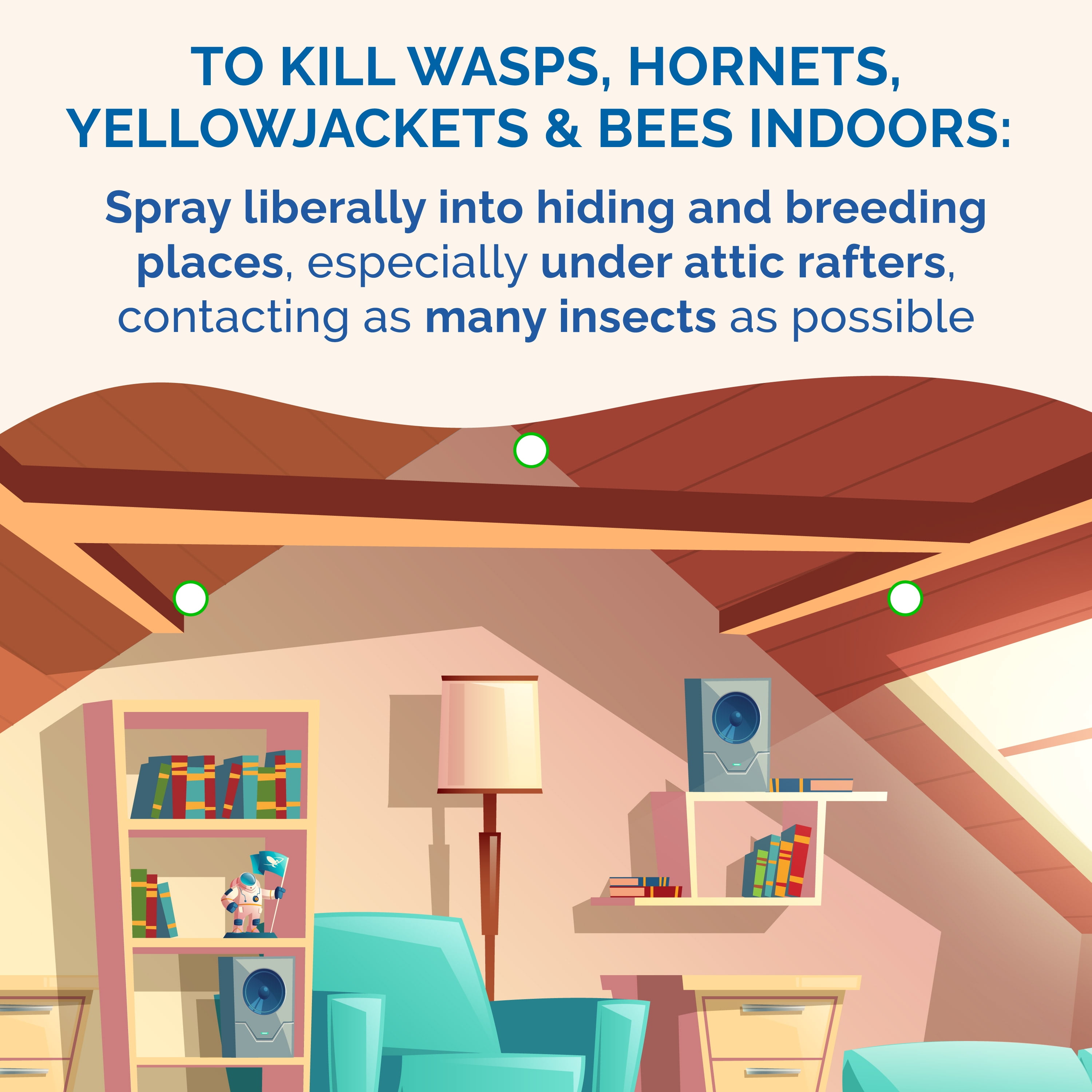 Hot Shot Flying Insect Killer Aerosol Spray, Clean Fresh Scent, 15 Ounces