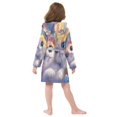 thumbnail image 6 of BZSMCE Bathrobes Belt Hooded Cozy Companions in Bloom Creative Pattern, 6 of 8