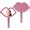 Lip-all Pink, variant on Large Rhinestone Handheld Mirror Heart Bling Glitter Cosmetic Dazzling Portable Hand Mirrors with Handle for Women Wedding Silver White (Lip-White)