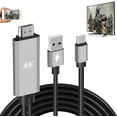 thumbnail image 1 of Adaptador Hdmi Usb Tipo-c Cable Mhl 4k Hd Video Cable de conversión digital, 1 of 5