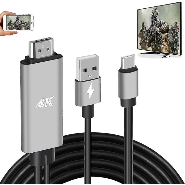 Hdmi Adapter Usb Type-c Cable Mhl 4k Hd Video Digital Conversion Cable