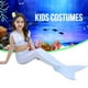 thumbnail image 5 of Bikini de tres piezas para niñas, traje de baño Sea-maid, traje de baño creativo para niños con cola de pez (120), 5 of 8