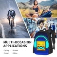 thumbnail image 7 of Lsque Geometry Dash Backpack for Men and Women - Durable 600D Oxford Cloth -Large Capacity, Water-Resistant School, Travel, and Hiking Bag, 7 of 7