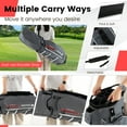 thumbnail image 4 of Topbuy 15-Way Golf Cart Bag Golf Club Bag with 15 Ways Organizer Divider Top 7 Zippered Pockets Cooler Bag Umbrella Holder Rain Hood Grey + Red, 4 of 8