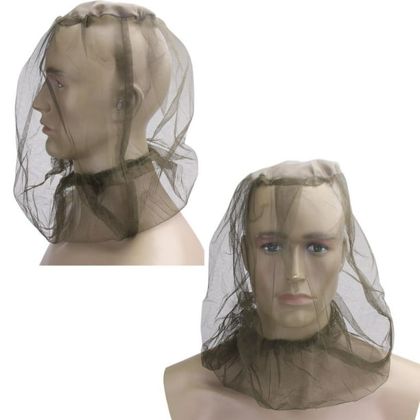 Camping Midge Mosquito Insect Hat Bug Mesh Head Net Face Protector Travel Camping