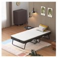 Folding Bed with Mattress, Upgraded 5" Memory Foam Mattress Portable