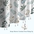 thumbnail image 6 of Fall Pumpkins Leaves Pattern Shower Curtain 72"x72" ,Bathroom Decorative Shower Curtains Set with 12 Hooks,Modern Waterproof Washable Shower Curtain, 6 of 6