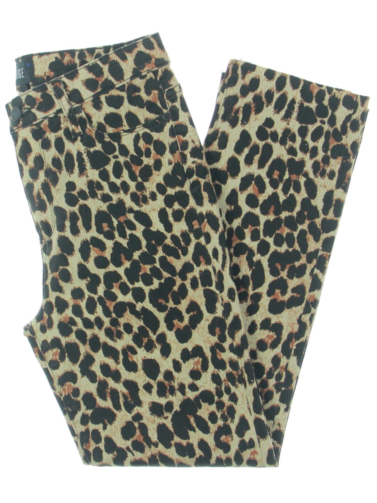 Paige Womens Hoxton High Rise Animal 