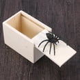 thumbnail image 4 of CIMAXIC prank toys Give You A Surprise Prank Scared Wooden Box Tricky Toy Funny Novelty Joke Spider Toys for Adult Children Kids (White Board, Spider),3.58"X2.4"X2.56", 4 of 5
