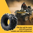 thumbnail image 3 of Pinypikaka 18X9.5-8 ATV Tires, 4PR All Terrain 18X9.5-8 TL QD109 ATV UTV Trail Sand Mud Off-Road Tires (Pack of 2, Tubeless), 3 of 8