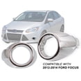 thumbnail image 2 of APA Replacement Front Fog Light Chrome Trim Bezel for 2012 2013 2014 Ford Focus PAIR Passenger Right and Driver Left Side FO1039117 FO1038117 CP9Z17E810C CP9Z17E811C, 2 of 8