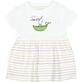 thumbnail image 3 of Inktastic Sweet Pea Girls Baby Dress, 3 of 5