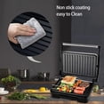 thumbnail image 4 of Portable Panini Grill Press Sandwich Maker Up to 6 Slices 850W Double Side Heating Non Stick Coated Food Grade Steel Panini Maker with Anti Heat Hand, 4 of 4