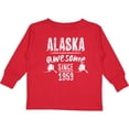 thumbnail image 3 of Inktastic Alaska Awesome Since 1959 Boys or Girls Long Sleeve Toddler T-Shirt, 3 of 5