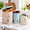 Botanica-Potato, Onion, Garlic Set, variant on Terazzo-Potato, Onion, Garlic Set Metal Vegetable Storage Bins for Kitchen Organization