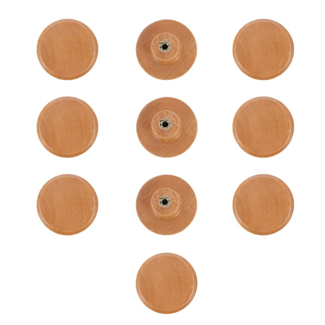 WESIEVYA 10Pcs Brown Cupboard Knobs for Replacement Knobs Dresser Drawer Handle