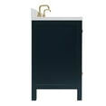 thumbnail image 4 of ARIEL Cambridge 66 Inch Double Oval Sink Bathroom Vanity With Carrara White Quartz Countertop 1.5 Edge In Midnight Blue, 4 of 7