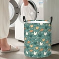thumbnail image 4 of Lsque Flowe Rooster pattern Laundry Hamper Basket, Tall Woven Rope Hamper Basket for Clothes, Lightweight Storage Basket, Collapsible Waterproof-Medium, 4 of 8