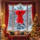 thumbnail image 5 of Adornos navideños, adornos navideños, regalos navideños, adornos navideños, lazo de nieve, adornos para árboles de Navidad, diseño de escenas de belleza para ventanas colgantes, lazo de malla, 5 of 6