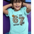 thumbnail image 3 of Checkered 6 7 Basketball, Skateboard & Gaming Shirt for Boys Funny Meme Graphic Tee for Kids Chill Shirt Youth Small, 3 of 5