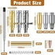 thumbnail image 3 of Set of 6 Slim Pens,Multi-Color Wooden Swivel Pen Set with Refill Shaft Bolt-on Ballpoint Pen for DIY, 3 of 5