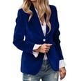 thumbnail image 2 of Tops For Women 2026 Trendy Soild Elegant Long Sleeve Lapel Casual Coat Fashion Clothes, 2 of 4