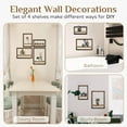thumbnail image 4 of Hanobe Wood Wall Shelves for Bedroom， Farmhouse Decorative Floating Shelves for Wall Shelf Decor Set of 4, 4 of 8