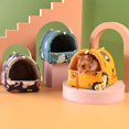 thumbnail image 2 of Nido de hámster de algodón cálido, nido de pájaro de cachemira, grueso, para invierno, para mascotas pequeñas, loro, hámster, suministros, rama de flores, nido de conejo y ratón, 2 of 4