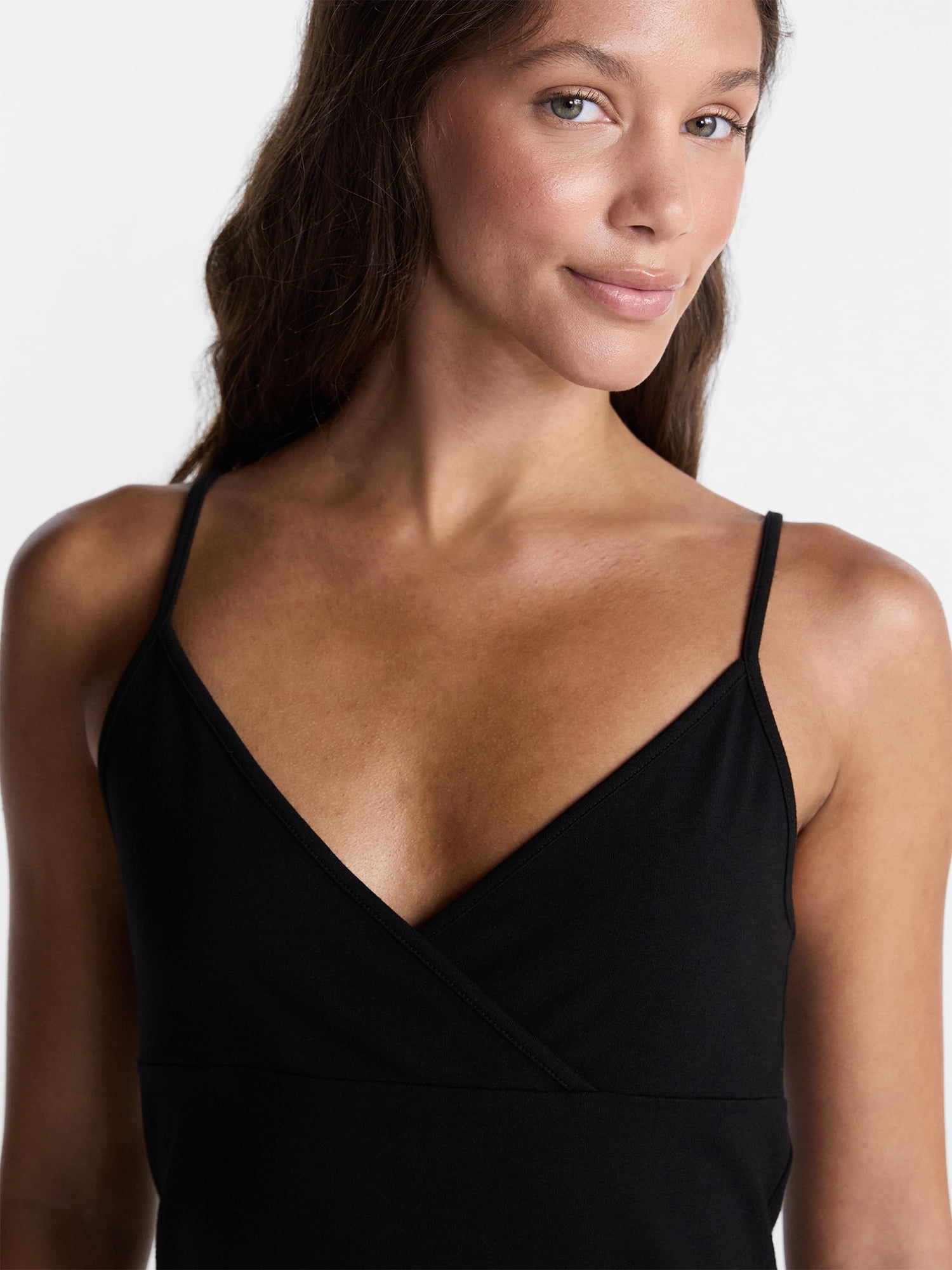 No Boundaries Surplice Cami Dress, Women’s XXS-XXL
