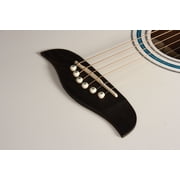 Oscar Schmidt Folk Acoustic Electric Guitar, White