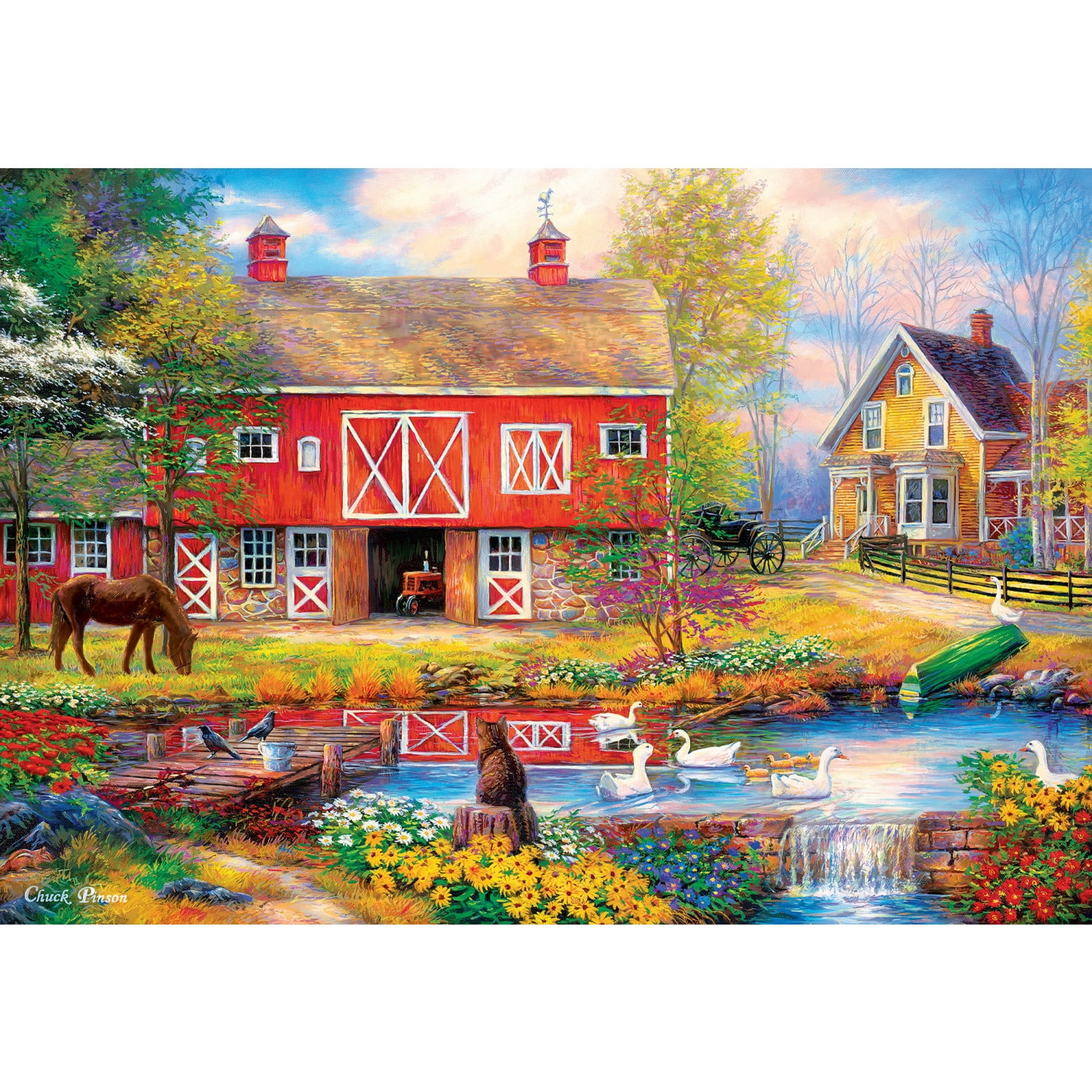 MasterPieces 2000 Piece Puzzle - Reflections on Country Living