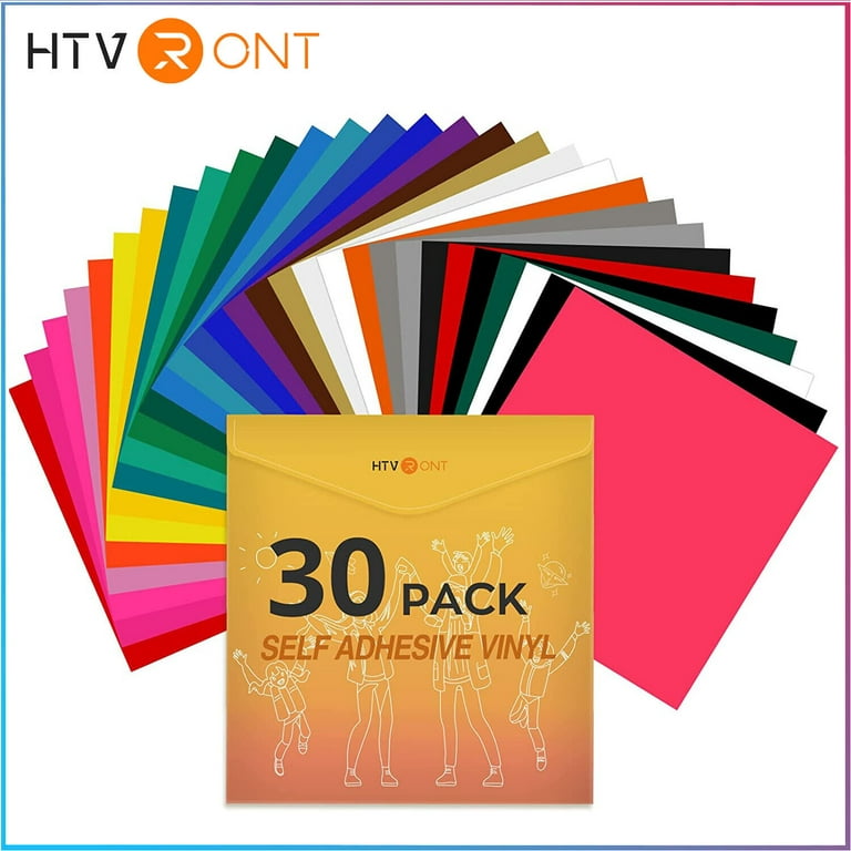 Permanent Adhesive Vinyl Sheets - 50PCS 12X12 – HTVRONT