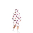 thumbnail image 4 of goowrom Family Cartoon Digital Printing Lamb Wool Warm Hooded Blanket, 4 of 10