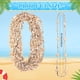 thumbnail image 2 of Collar Ecation Hawaii Shell Luau Lei, paquete de 36 unidades, 90 cm, blanco, 2 of 6