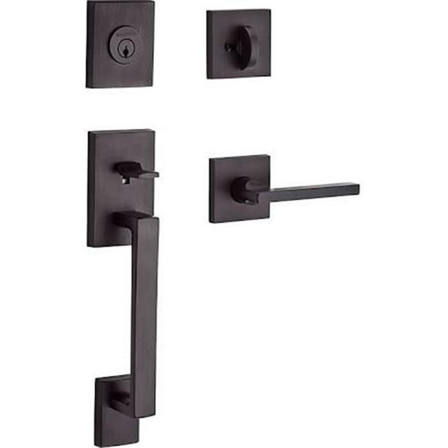 6AL DS Jolla Single Cylinder Handleset Tube Lever Contemporary Square